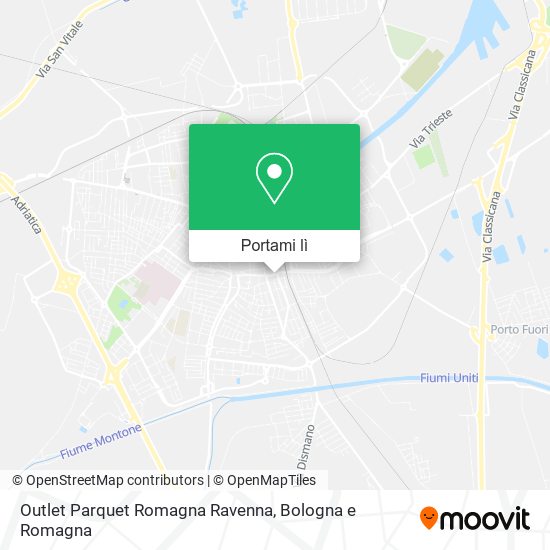 Mappa Outlet Parquet Romagna Ravenna