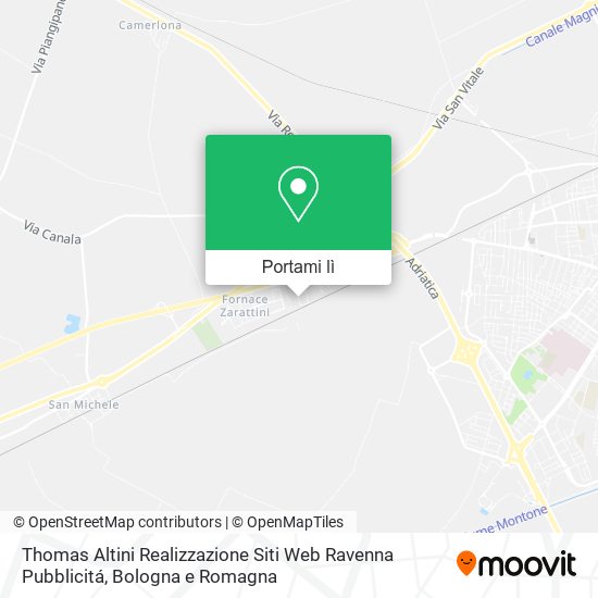 Mappa Thomas Altini Realizzazione Siti Web Ravenna Pubblicitá
