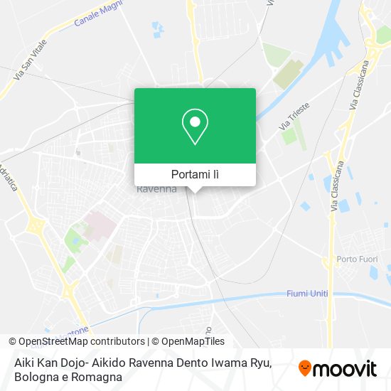 Mappa Aiki Kan Dojo- Aikido Ravenna Dento Iwama Ryu