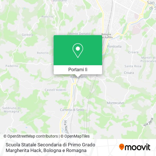 Mappa Scuola Statale Secondaria di Primo Grado Margherita Hack