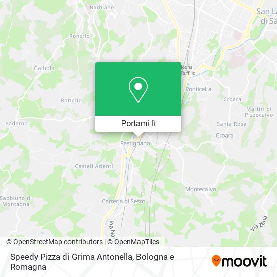 Mappa Speedy Pizza di Grima Antonella
