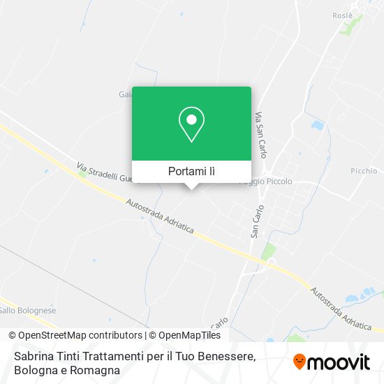 Mappa Sabrina Tinti Trattamenti per il Tuo Benessere