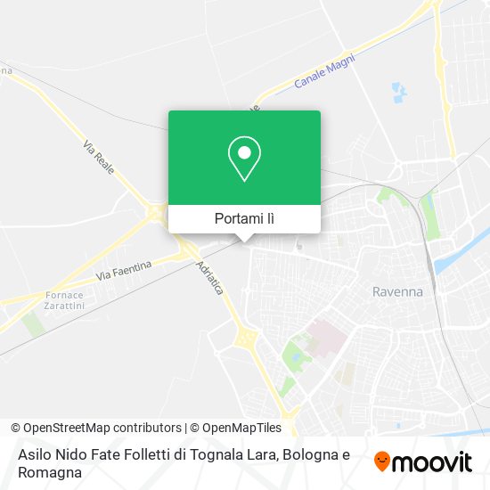Mappa Asilo Nido Fate Folletti di Tognala Lara