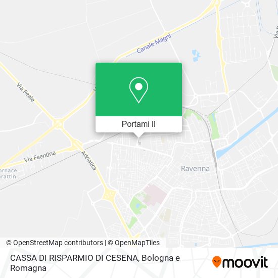 Mappa CASSA DI RISPARMIO DI CESENA