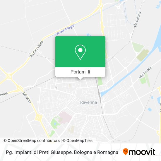 Mappa Pg. Impianti di Preti Giuseppe
