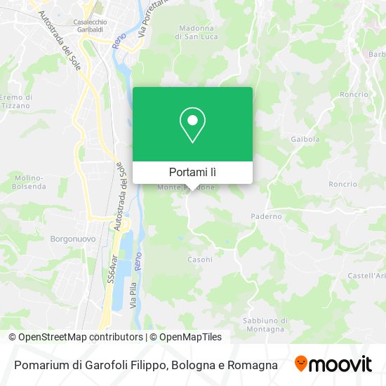 Mappa Pomarium di Garofoli Filippo