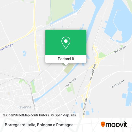 Mappa Borregaard Italia