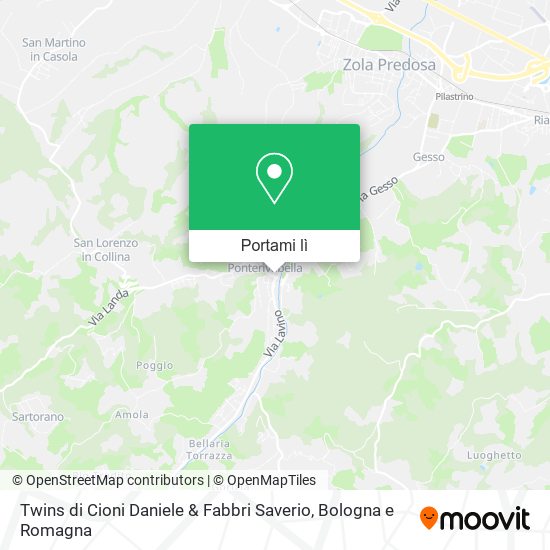 Mappa Twins di Cioni Daniele & Fabbri Saverio