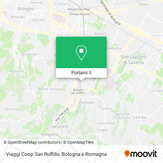 Mappa Viaggi Coop San Ruffillo