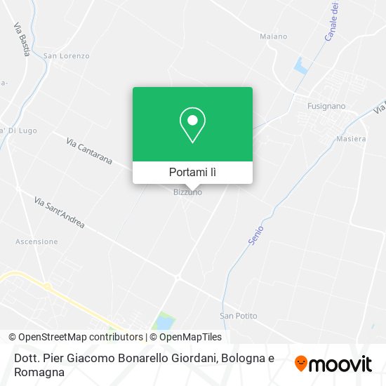Mappa Dott. Pier Giacomo Bonarello Giordani