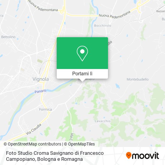 Mappa Foto Studio Croma Savignano di Francesco Campopiano