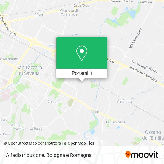 Mappa Alfadistribuzione