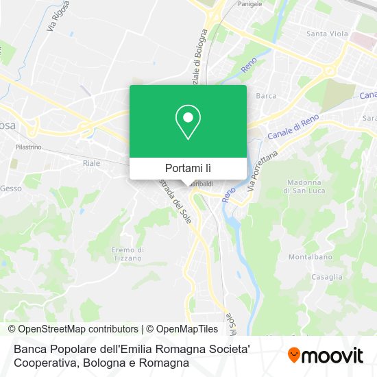 Mappa Banca Popolare dell'Emilia Romagna Societa' Cooperativa