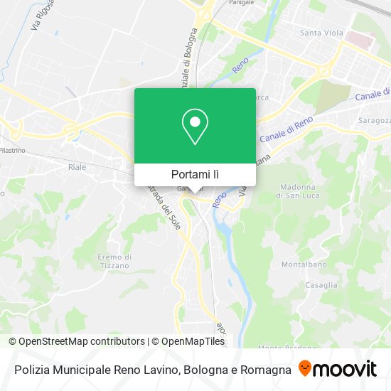 Mappa Polizia Municipale Reno Lavino