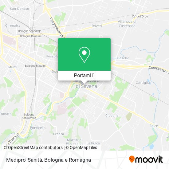 Mappa Medipro' Sanità
