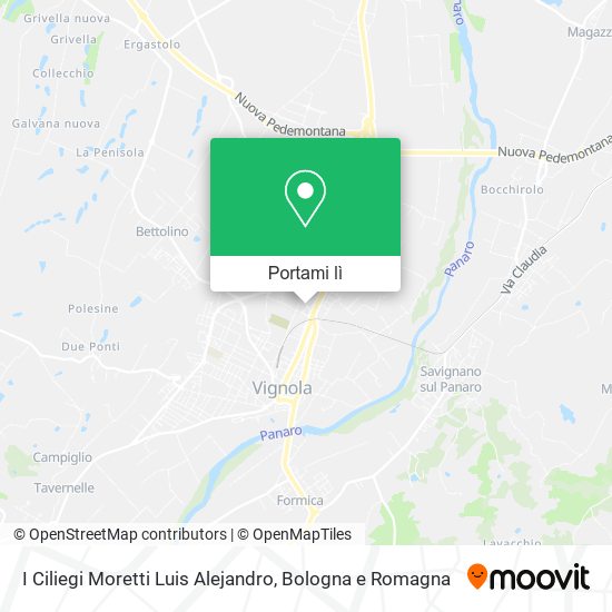 Mappa I Ciliegi Moretti Luis Alejandro