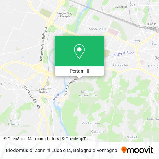 Mappa Biodomus di Zannini Luca e C.