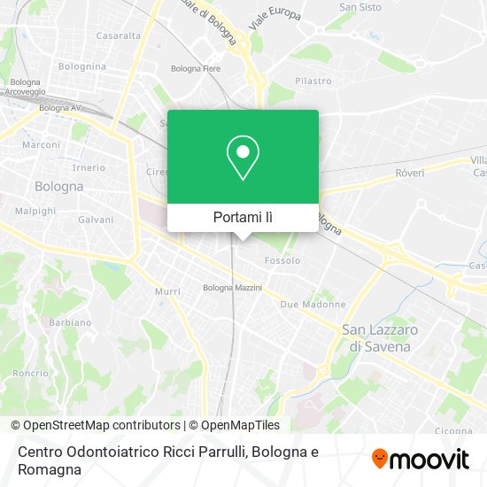 Mappa Centro Odontoiatrico Ricci Parrulli