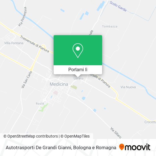 Mappa Autotrasporti De Grandi Gianni