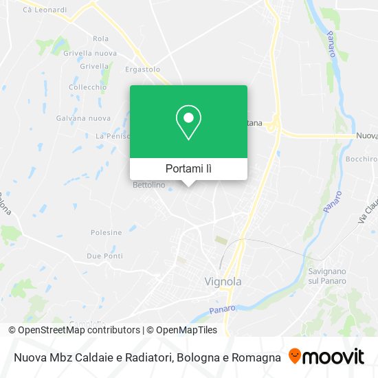 Mappa Nuova Mbz Caldaie e Radiatori