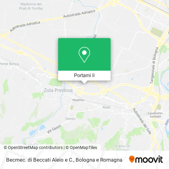 Mappa Becmec. di Beccati Aleio e C.