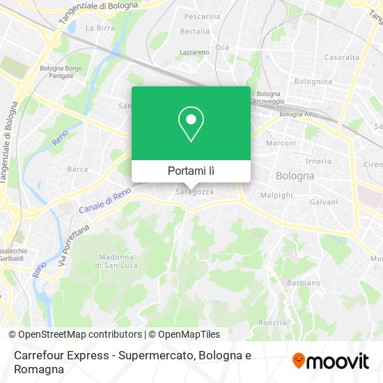 Mappa Carrefour Express - Supermercato