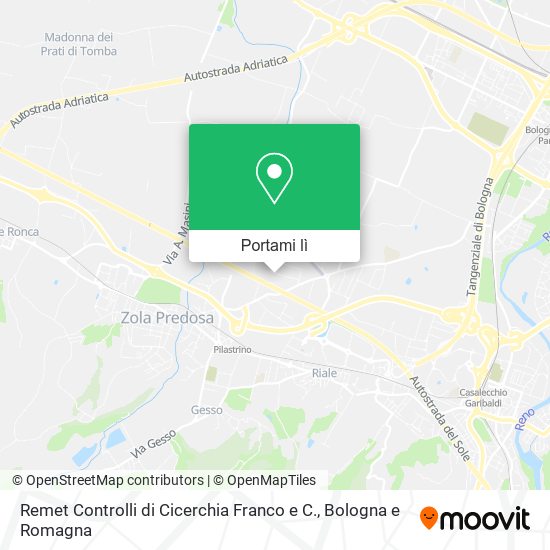 Mappa Remet Controlli di Cicerchia Franco e C.