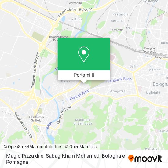 Mappa Magic Pizza di el Sabag Khairi Mohamed