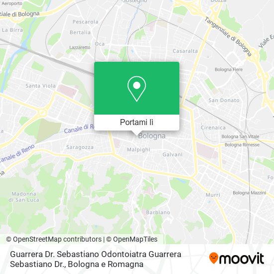 Mappa Guarrera Dr. Sebastiano Odontoiatra Guarrera Sebastiano Dr.