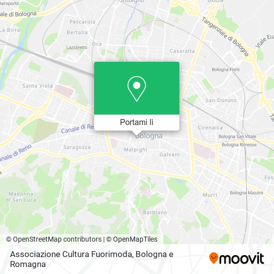 Mappa Associazione Cultura Fuorimoda