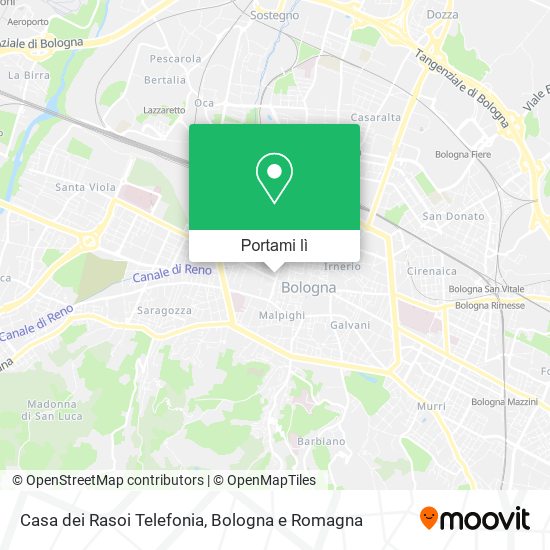 Mappa Casa dei Rasoi Telefonia