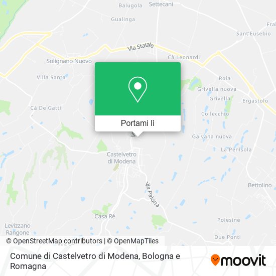 Mappa Comune di Castelvetro di Modena