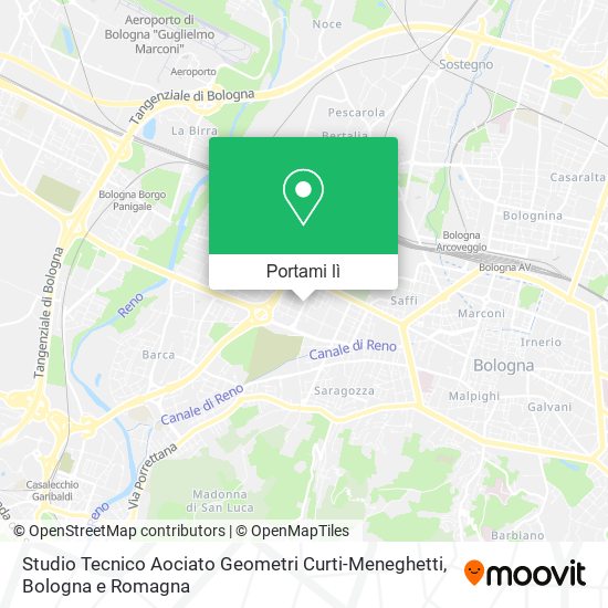 Mappa Studio Tecnico Aociato Geometri Curti-Meneghetti