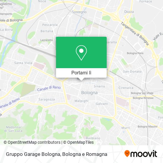 Mappa Gruppo Garage Bologna
