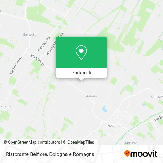 Mappa Ristorante Belfiore
