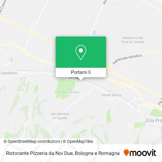 Mappa Ristorante Pizzeria da Noi Due