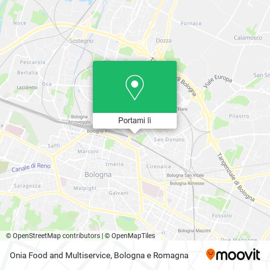 Mappa Onia Food and Multiservice