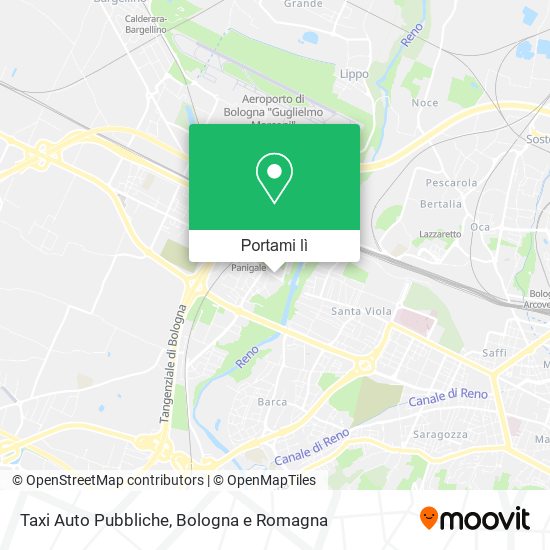 Mappa Taxi Auto Pubbliche