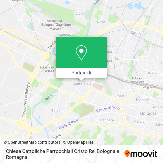Mappa Chiese Cattoliche Parrocchiali Cristo Re