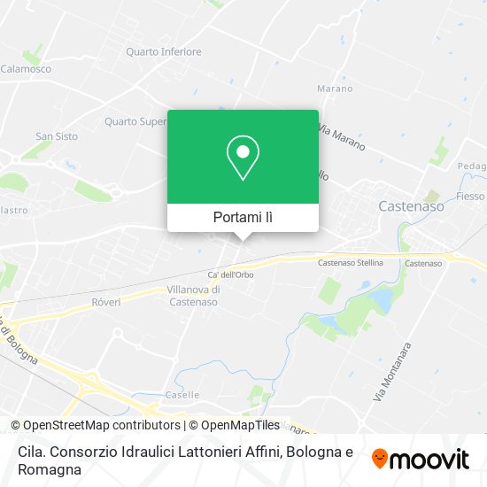 Mappa Cila. Consorzio Idraulici Lattonieri Affini
