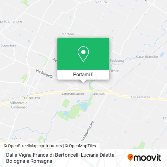 Mappa Dalla Vigna Franca di Bertoncelli Luciana Diletta