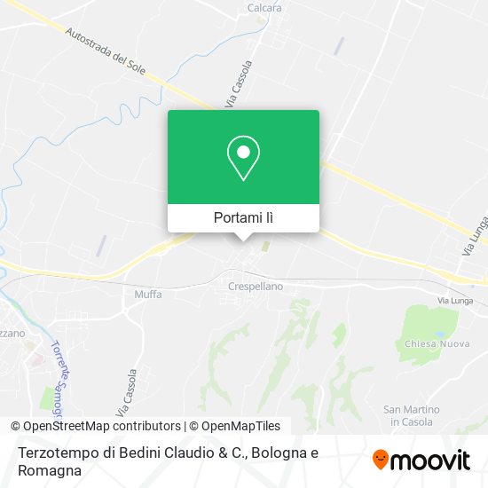 Mappa Terzotempo di Bedini Claudio & C.
