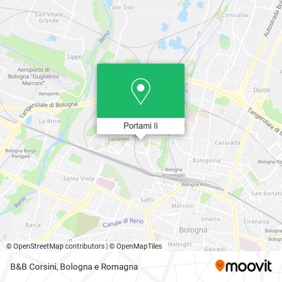Mappa B&B Corsini