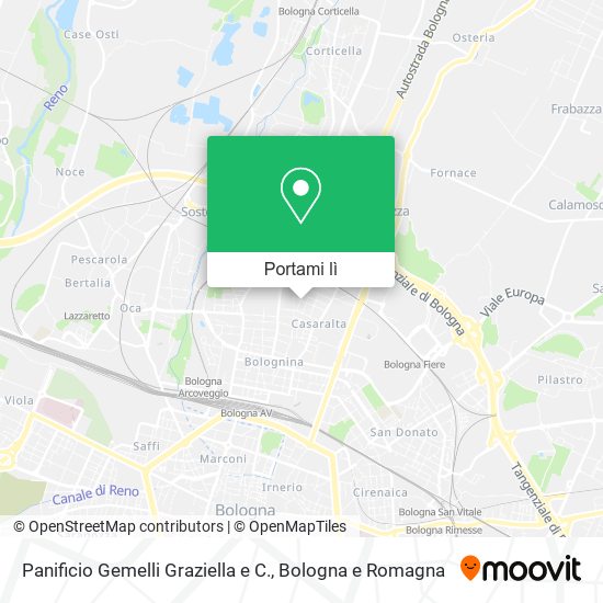Mappa Panificio Gemelli Graziella e C.