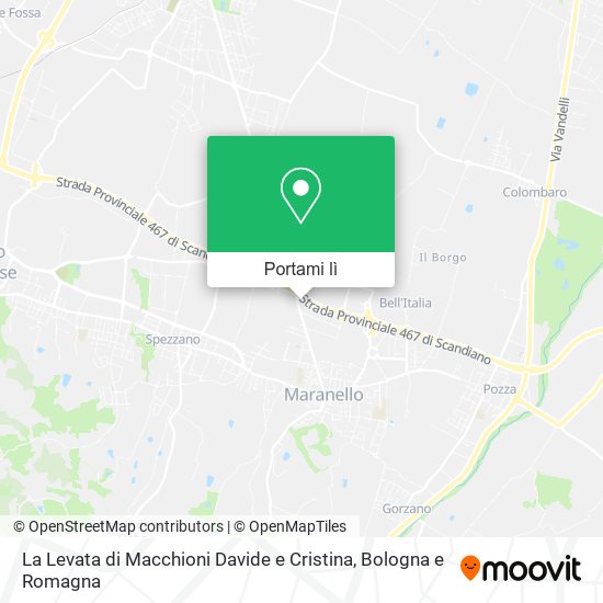 Mappa La Levata di Macchioni Davide e Cristina
