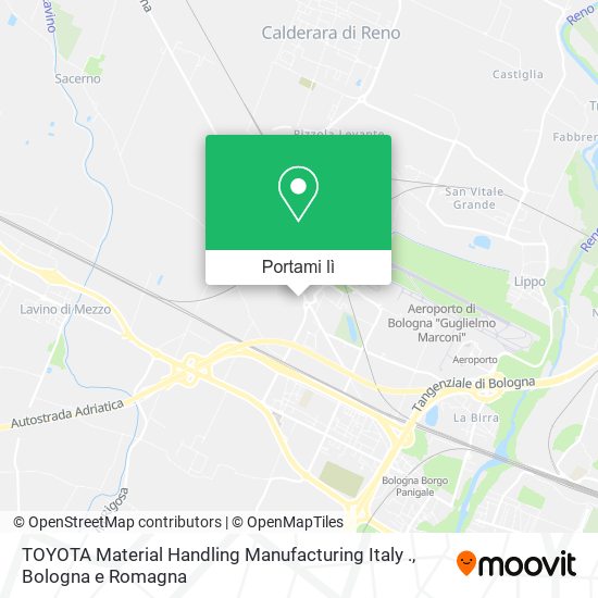 Mappa TOYOTA Material Handling Manufacturing Italy .