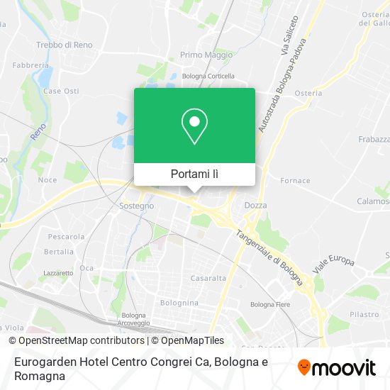 Mappa Eurogarden Hotel Centro Congrei Ca
