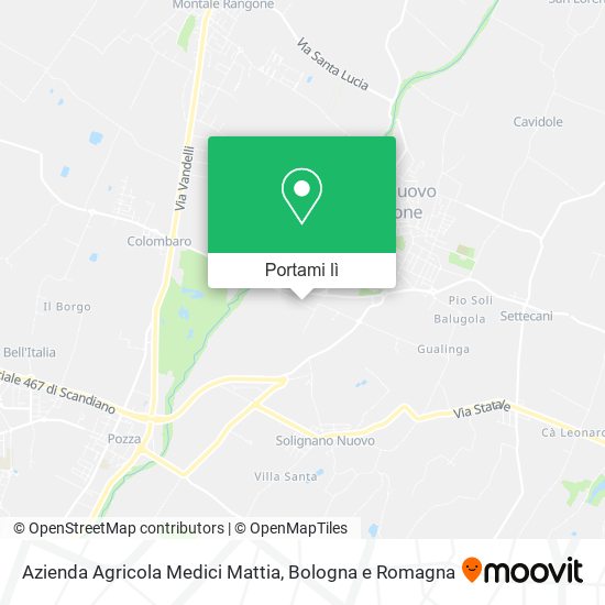 Mappa Azienda Agricola Medici Mattia