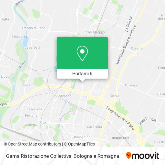 Mappa Gams Ristorazione Collettiva