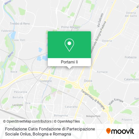 Mappa Fondazione Catis Fondazione di Partecipazione Sociale Onlus
